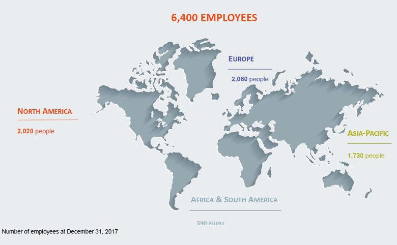 Mersen global footprint